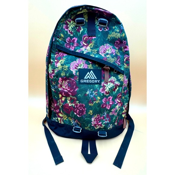 Gregory Floral Daypack Backpack Japan Exclusive Laptop Hiking Travel Bag Rare M - Picture 1 of 12